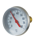 40mm bimetallisches aufgehaltenes Thermometer-Kugelventil 1/4&quot; Npt