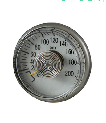 Feuerlöscher-Manometer des CO2-Class2.5 im grünen roten Manometer 0-3000psi